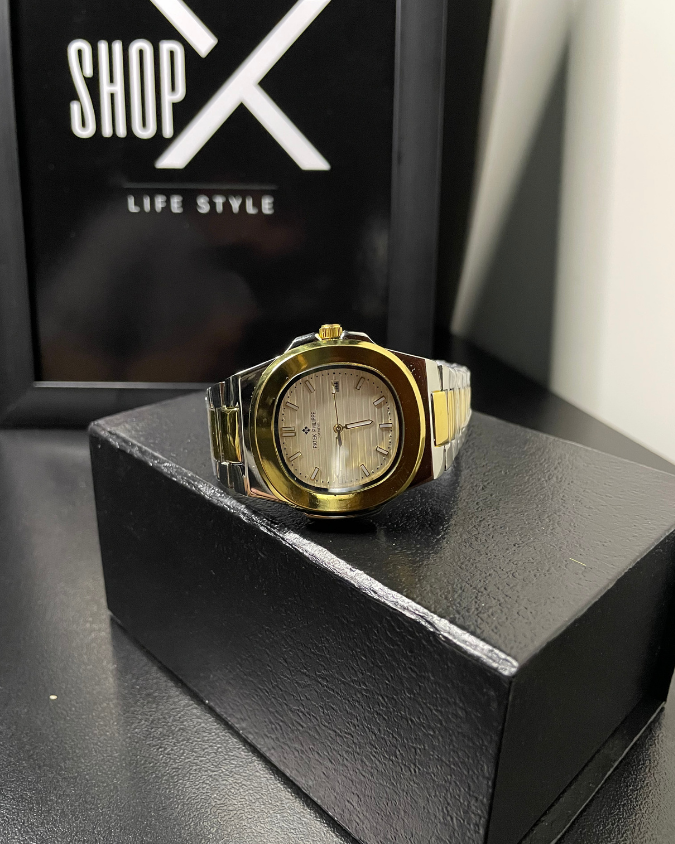 PATEK PHILIPPE NAUTILUS – SILVER GOLDEN & WHITE