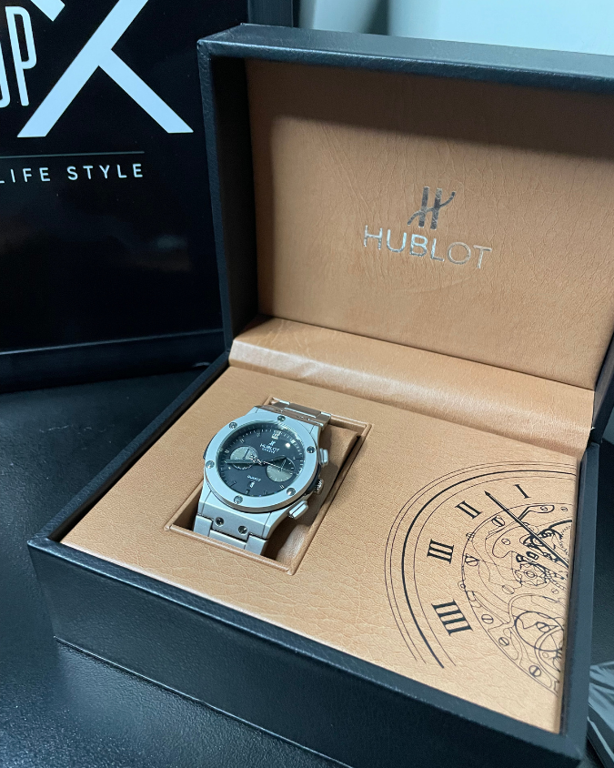 HB Premium Watch - Luxury Black Matte Chain