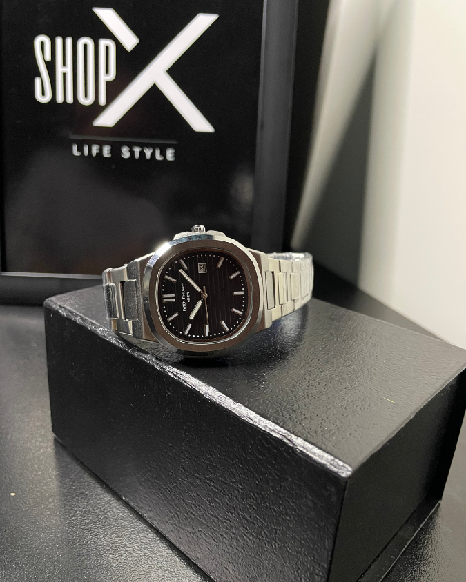 Patek Philippe Silver Nautilus Prime Watch