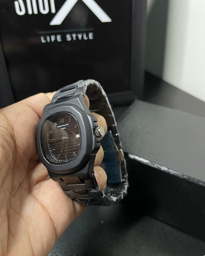 Patek Philippe Silver Nautilus Prime Watch