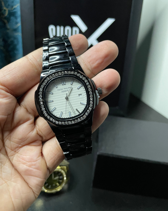 PATEK PHILIPPE GENEVE STONE - BLACK