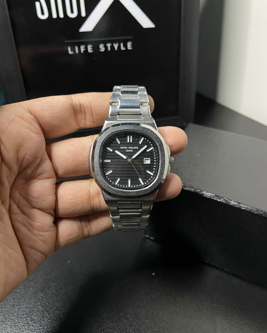 Patek Philippe Silver Nautilus Prime Watch
