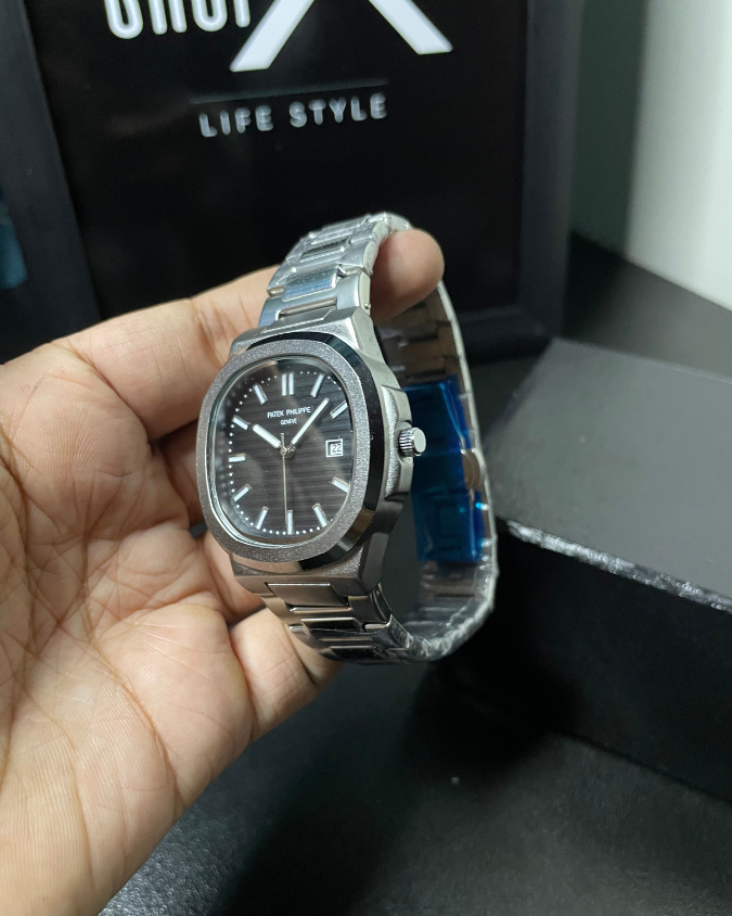 Patek Philippe Silver Nautilus Prime Watch