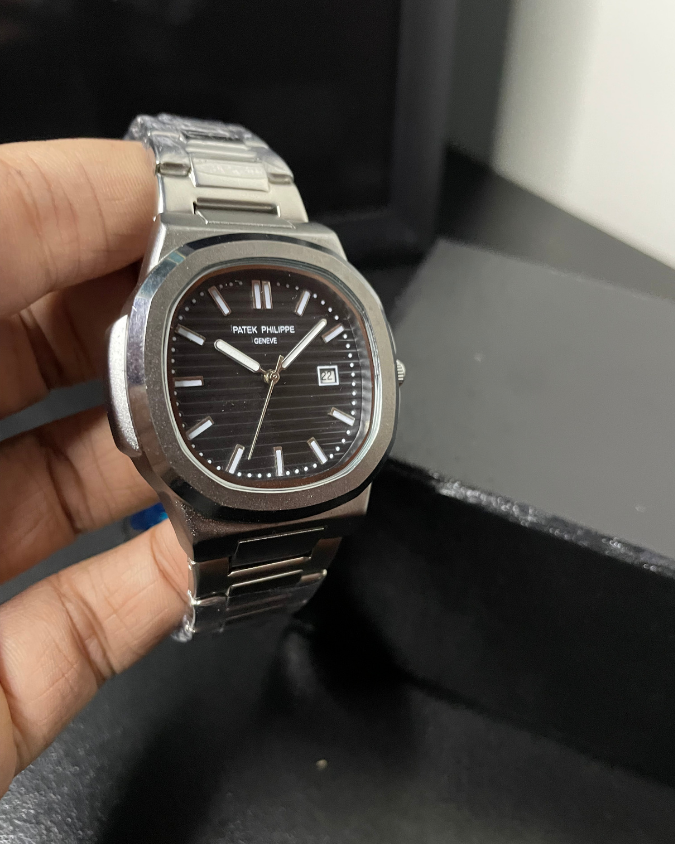Patek Philippe Silver Nautilus Prime Watch